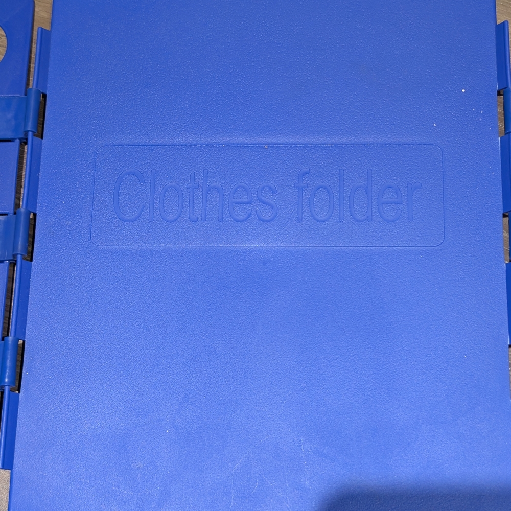 Blue Clothes Folder - Picture 2 of 5